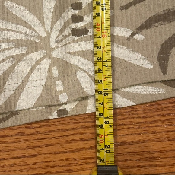 NWT Ben Sherman O Men’s xl Cotton Shorts Tan/White Drawstring Elastic Pockets - Picture 7 of 11